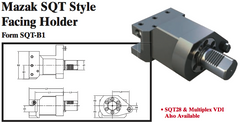 Mazak SQT Style Facing Holder (Form SQT-B1) - Part #: SQT21.2825 - Caliber Tooling
