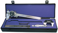 Kit Contains: 0-1" Micrometer; 6" Black Face Dial Caliper; 6" Flexible EZ Read 4R Rule; Protective Case - Machinist Universal Measuring Set - Caliber Tooling