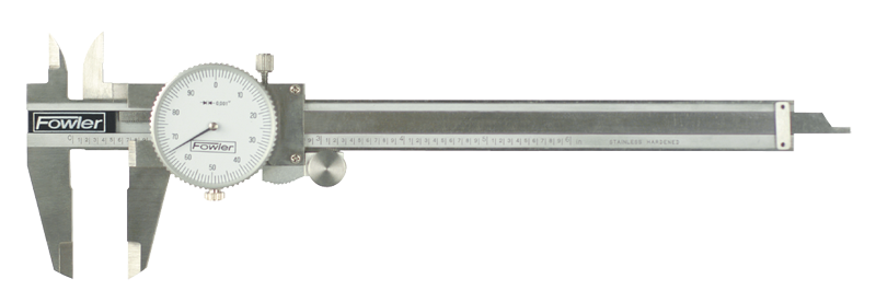 0 - 12'' Measuring Range (.001" Grad.) - Dial Caliper - #52-008-012 - Caliber Tooling