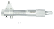 .2 - 1'' Measuring Range - .001/.01mm Graduation - Ratchet Thimble - Hardened & Ground Face - Inside Micrometer - Caliber Tooling