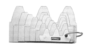 #52-470-141 - 7 Leaves - 2 to 5 Pitch - Involute Gear Tooth Gage - Caliber Tooling