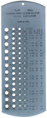 #52-480-010 - Number 1 to 60 - Drill Gage - Caliber Tooling