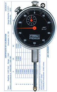 1 Total Range - 0-100 Dial Reading - AGD 2 Dial Indicator - Caliber Tooling