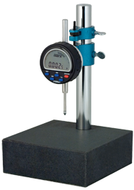 Kit Contains: Granite Base with .0005/.01mm Electronic Indicator - Granite Stand with Indi-X Blue Electronic Indicator - Caliber Tooling