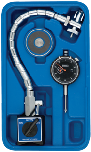 Kit Contains: AGD Indicator; Flex Arm Mag Base; Magnetic Indicator Back In Case - Chrome Flex Mag Set - Caliber Tooling