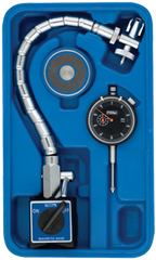 Kit Contains: AGD Indicator; Flex Arm Mag Base; Magnetic Indicator Back In Case - Chrome Flex Mag Set - Caliber Tooling