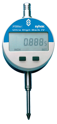 #54-520-260 - 0 - 1 / 0 - 25mm Measuring Range - .0005/.01mm Resolution - 64th Inch / Metric / Fraction - INDI-XBlue Electronic Indicator - Caliber Tooling