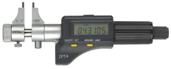 .2 - 1.2'' Measuring Range - .00005/.001mm Resolution - Friction Thimble - Hardened & Ground Face -  Electronic Inside Micrometer - Caliber Tooling