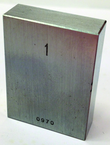 .080" - Certified Rectangular Steel Gage Block - Grade 0 - Caliber Tooling