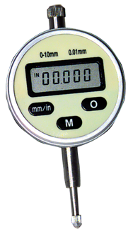 0 - 4 / 0 - 100mm Range - .0005/.01mm Resolution - Electronic Indicator - Caliber Tooling