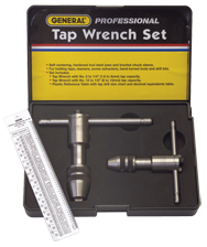 2 Piece - Model #165 Reversible Tap Wrench Set - Caliber Tooling