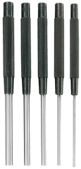 #SPC76 - 1/8 - 3/8" Diameter - 5 Piece Extra Long Drive Pin Punch Set - Caliber Tooling