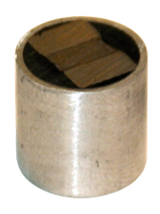 Rare Earth Two-Pole Magnet - 3/4'' Diameter Round; 36 lbs Holding Capacity - Caliber Tooling