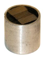 Rare Earth Two-Pole Magnet - 2'' Diameter Round; 345 lbs Holding Capacity - Caliber Tooling