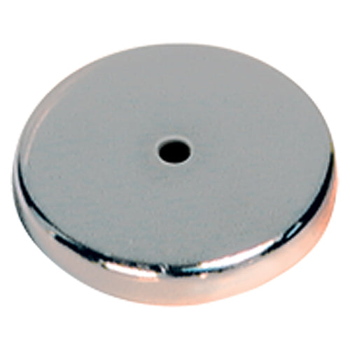 Low Profile Cup Magnet - 3 3/16″ Diameter Round; 47.5 lbs Holding Capacity - Caliber Tooling