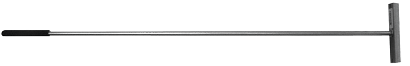 Long Reach Magnetic Retriever - Rectangular - 39.5'' Length; 1-3/8 x 6" Magnet Size; 28 lbs Holding Capacity - Caliber Tooling