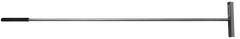Long Reach Magnetic Retriever - Rectangular - 39.5'' Length; 1-3/8 x 6" Magnet Size; 28 lbs Holding Capacity - Caliber Tooling