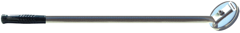 Long Reach Magnetic Retriever - Round - 38'' Length; 3-1/4" Magnet Size; 47.5 lbs Holding Capacity - Caliber Tooling