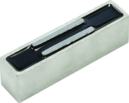 Multi-Purpose Two-Pole Ceramic Magnet - 1-1/4 x 4-1/2'' Bar; 215 lbs Holding Capacity - Caliber Tooling