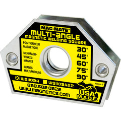 Magnetic Welding Square - 10 Angle-3 3/8″ × 1/2″ × 2 9/16″-23 lbs Holding Capacity - Caliber Tooling