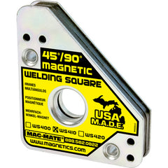 Magnetic Welding Square - Adjustable - 6 1/8″ × 5/8″ × 3 3/8″-110 lbs Holding Capacity - Caliber Tooling