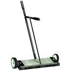 Mag-Mate - Permanent Ceramic Self Cleaning Magnetic floor and Shop sweeper. 24" wide - Caliber Tooling