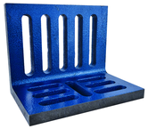 7 x 5-1/2 x 4-1/2" - Machined Open End Slotted Angle Plate - Caliber Tooling