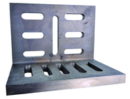 12 x 9 x 8" - Machined Open End Slotted Angle Plate - Caliber Tooling