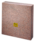 14 x 14 x 3" - Master Pink Five-Face Granite Master Square - A Grade - Caliber Tooling