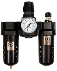 #27FRL3-G - 3/8 NPT - Modular Series Standard Filter-Regulator-Lubricator - Caliber Tooling