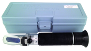 Refractometer with carring case 0-10 Brix Scale; includes case & sampler - Caliber Tooling