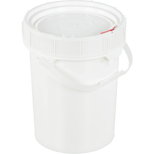 White Screw Top Pail & Lid 5 Gallon - Exact Industrial Supply