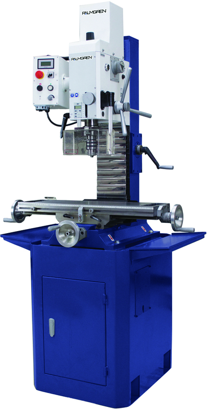 17" Gear Head Milling Machine, Variable Speed, 3HP, 230V, 1PH - Caliber Tooling