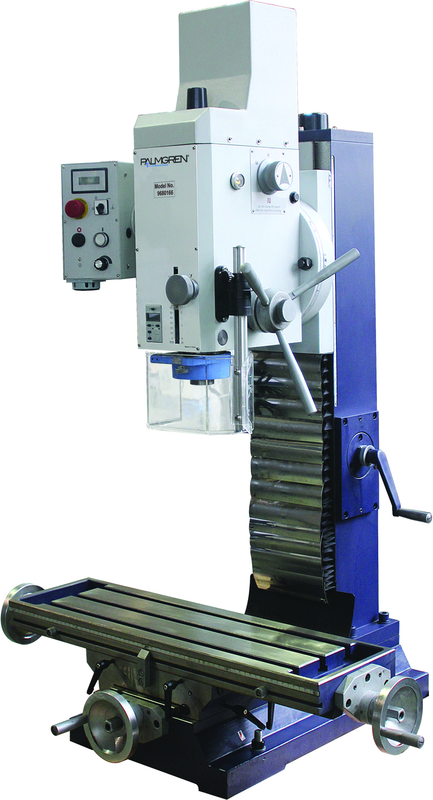 20" Gear Head Milling Machine, Variable Speed, 3HP, 240V, 1PH - Caliber Tooling