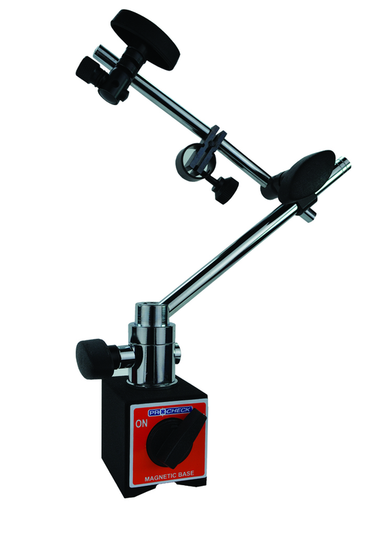 Magnetic Base - With Universal Articulating Arm - Caliber Tooling