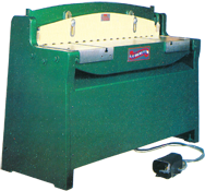 Hydraulic Sheet Metal Shear - #NH3612; 12 Gauge Capacity (Mild Steel); 3HP Motor - Caliber Tooling