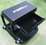 Mechanic's Roller Shop Stool with Drawer - Caliber Tooling