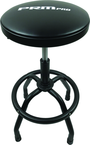 Shop Stool Heavy Duty- Air Adjustable with Round Foot Rest - Black - Caliber Tooling