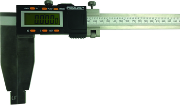 Heavy Duty Electronic Caliper -24"/600mm Range - .0005/.01mm Resolution - Caliber Tooling