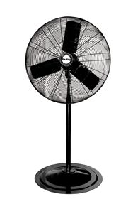 24" Oscillating Pedestal (90° oscillation); 3-speed; 1/4 HP; 120V - Caliber Tooling