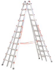 PS6510110 17' - Skyscraper-Aluminum Ladder - Caliber Tooling