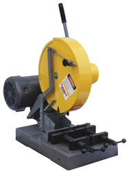 Straight Cut Saw - #HS14; 14: Blade Size; 5HP; 3PH; 220/440V Motor - Caliber Tooling