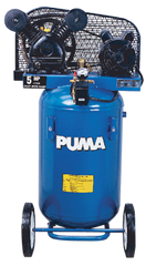 Portable Air Compressors - Model #PK5020VP; 20 Gallon / Vertical Tank; 5HP; 1PH; 115/230V Motor - Caliber Tooling