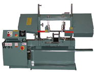 Column Type Horizontal Bandsaw - #W-91; 9 x 18'' Capacity; 3HP; 3PH; 230V Motor - Caliber Tooling