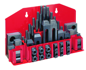 CK-12, Clamping Kit 52-pc with Tray for 5/8" T-slot - Caliber Tooling