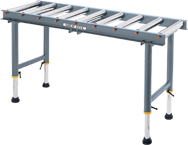 9-Roller Roller Table - #D2271--19" Wide x 65" Long - Caliber Tooling