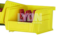 8-1/4'' x 14-3/4'' x 7'' - Yellow Large Plastic Bin - Caliber Tooling