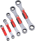 Proto® Tether-Ready 5 Piece Double Box Ratcheting Wrench Set - 6 & 12 Point - Caliber Tooling