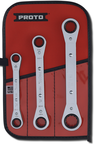Proto® 3 Piece Ratcheting Box Wrench Set - 12 Point - Caliber Tooling