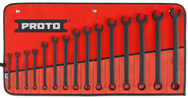 Proto® 15 Piece Black Oxide Metric Combination ASD Wrench Set - 12 Point - Caliber Tooling